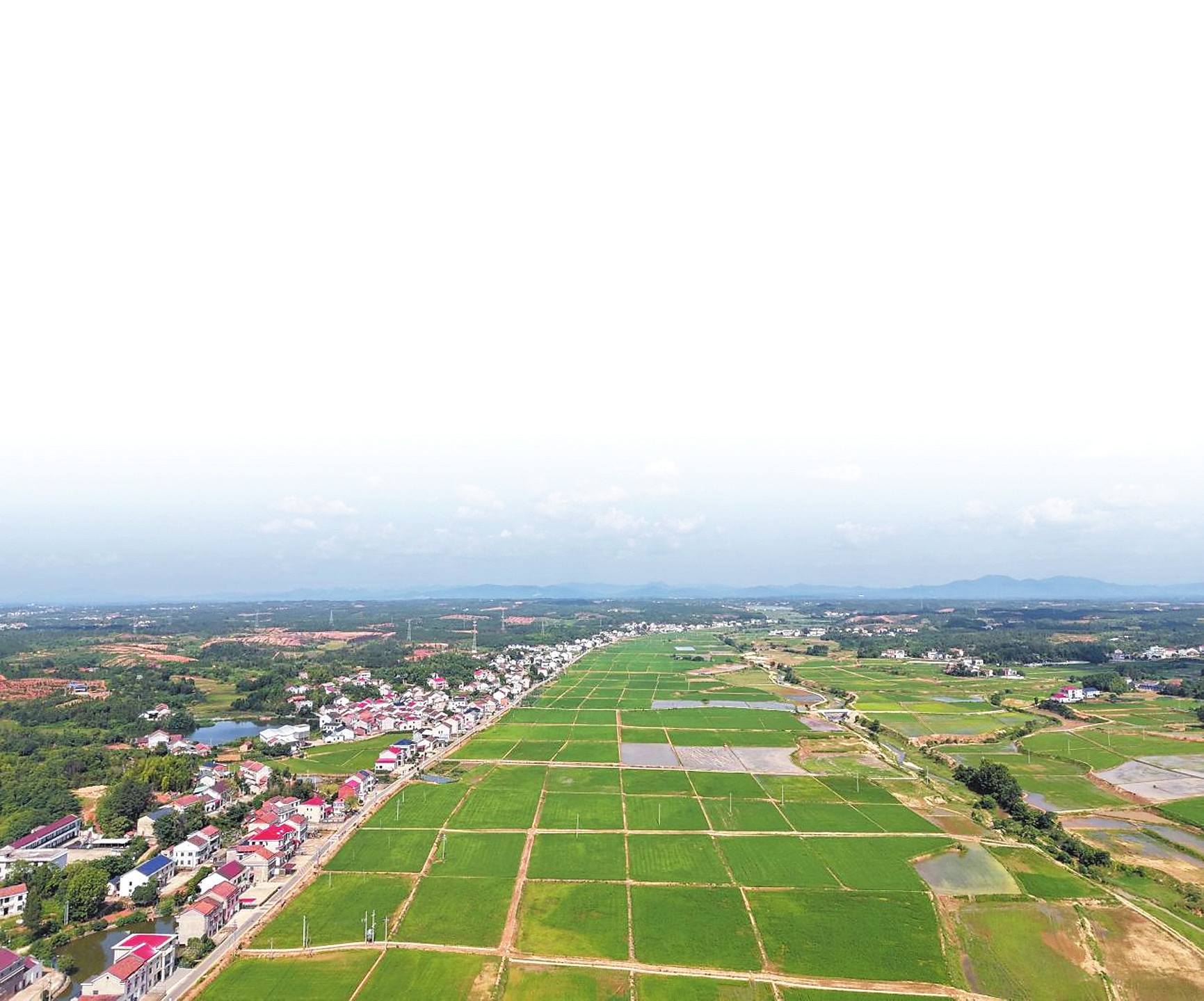 田成方路相通渠相连