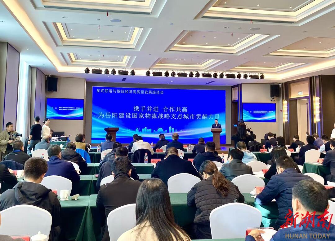 共绘枢纽经济蓝图！多式联运与枢纽经济高质量发展座谈会在岳阳召开
